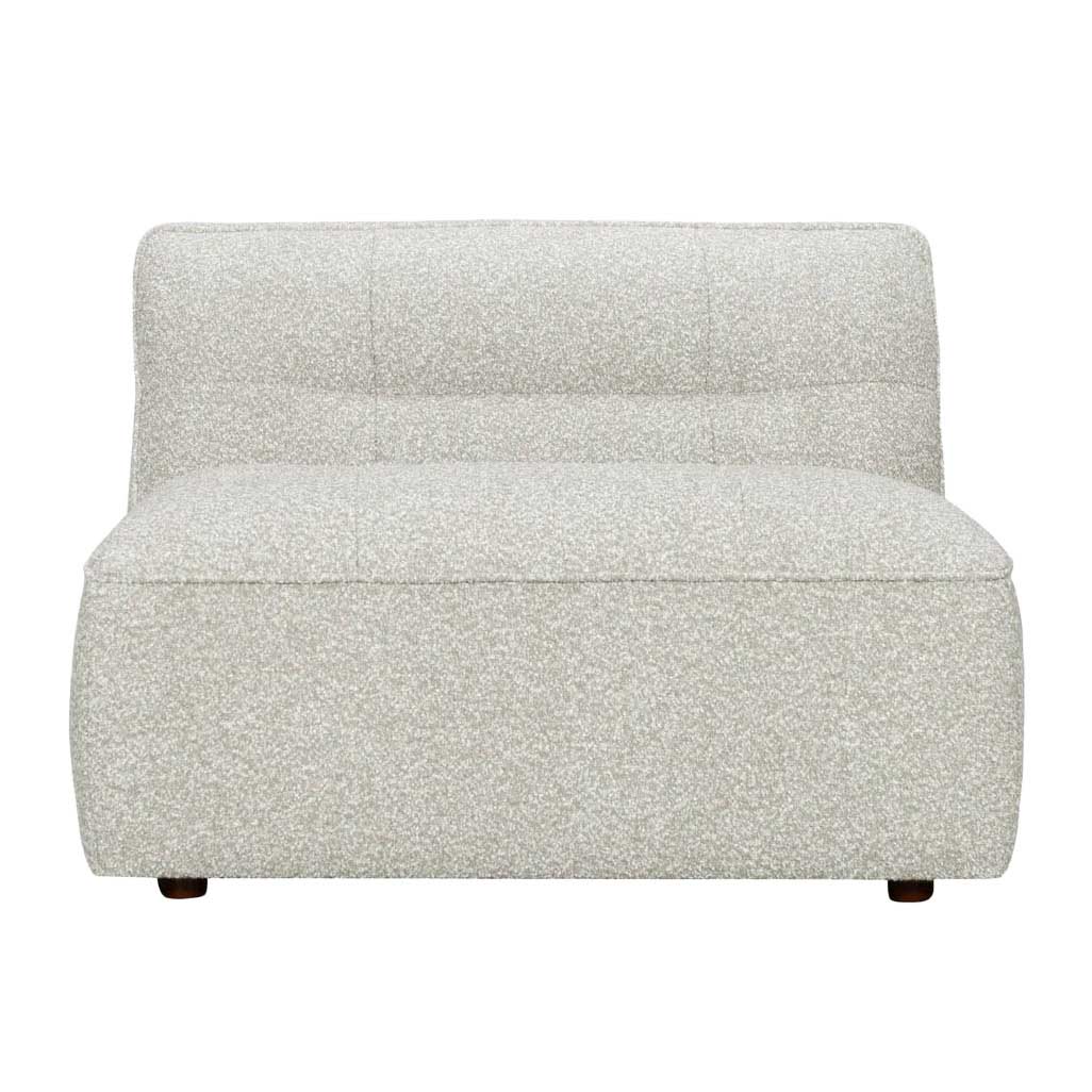 NED Collections Grace Sofa 1 Seater - Oat Cloud